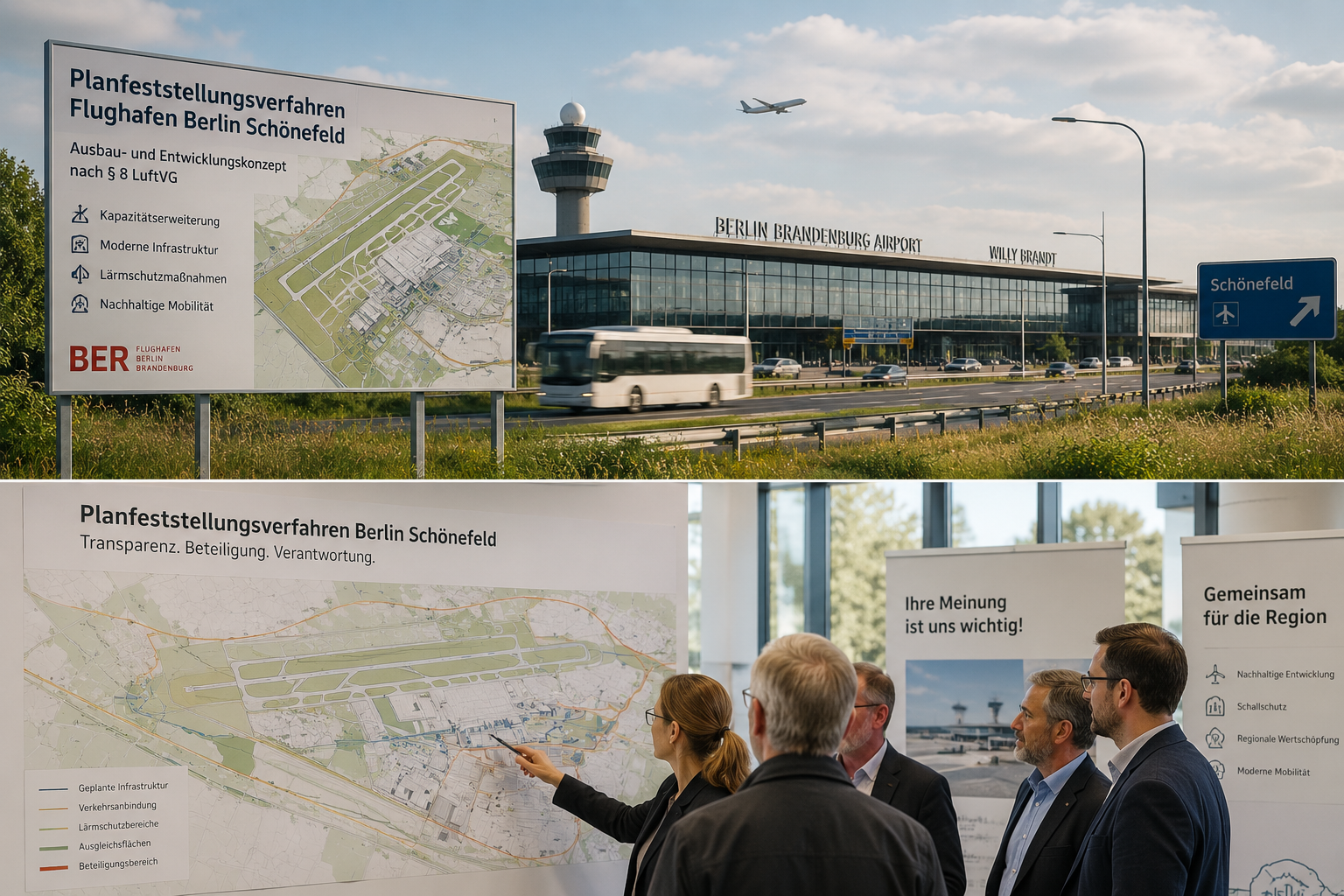 Flughafenausbau Berlin Schönefeld Bild 1